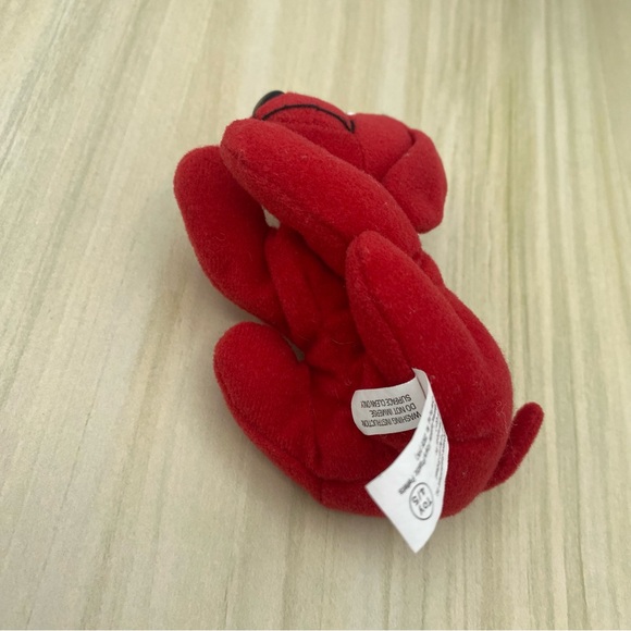 Scholastic Clifford Big Red Dog Plush Stuffed Toy 5 Inch Bean Bag 2003 Wendys - Picture 5 of 7
